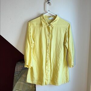 Cut Loose Butter Yellow Button-Up‎ Shirt